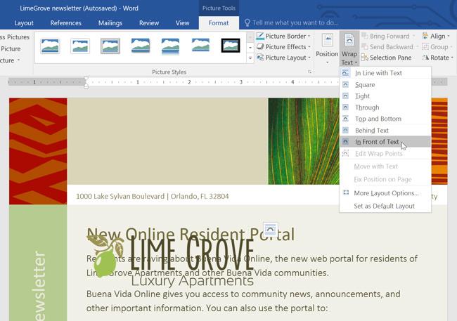 Guía completa de Word 2016 (Parte 16): Inserte imágenes y personalice la apariencia de la imagen