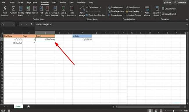 Как использовать функцию РАБДЕНЬ в Microsoft Excel