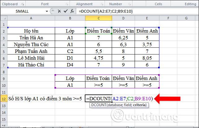 Как использовать функцию СЧЁТ в Excel