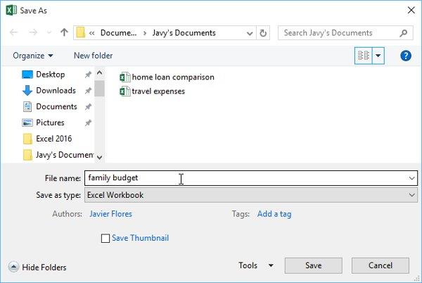 Excel 2016 – Урок 3. Как создавать новые и открывать существующие таблицы