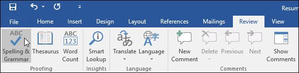 Guía completa de Word 2016 (Parte 23): Cómo revisar la ortografía y la gramática