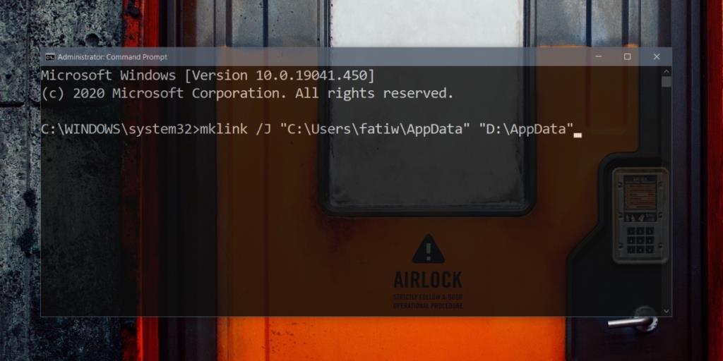 Cómo mover la carpeta AppData en Windows 10 Cómo mover la carpeta AppData en Windows 10