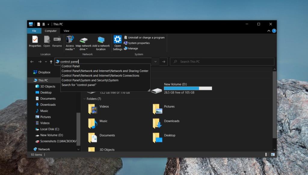 Как открыть панель управления в Windows 10