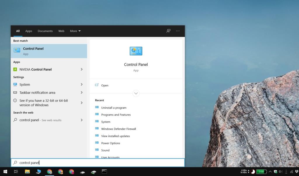 Как открыть панель управления в Windows 10