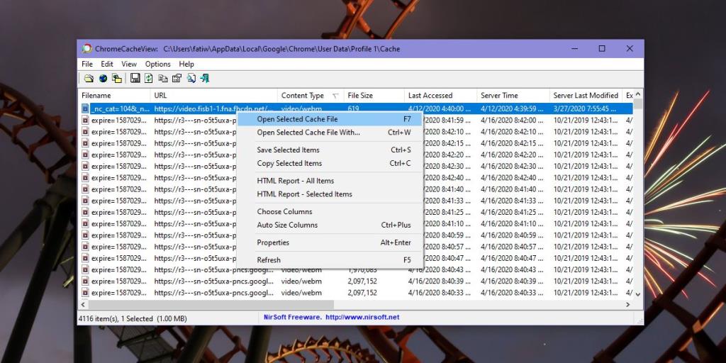 Windows 10에서 Chrome 캐시를 보는 방법