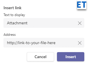 Cum să atașez un document la o invitație la întâlnire Microsoft Teams?
