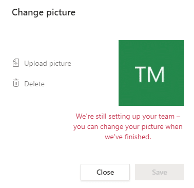 Microsoft Teams：チームとチャンネルのデフォルトの画像を変更できません。