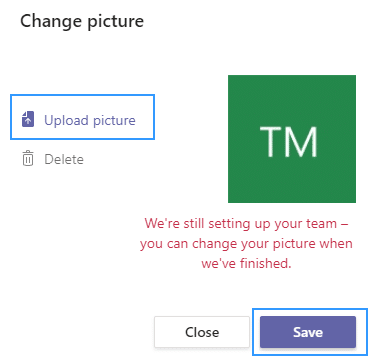 Microsoft Teams：チームとチャンネルのデフォルトの画像を変更できません。