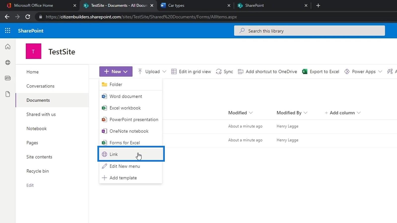 SharePoint 文檔庫 |  初學者教程