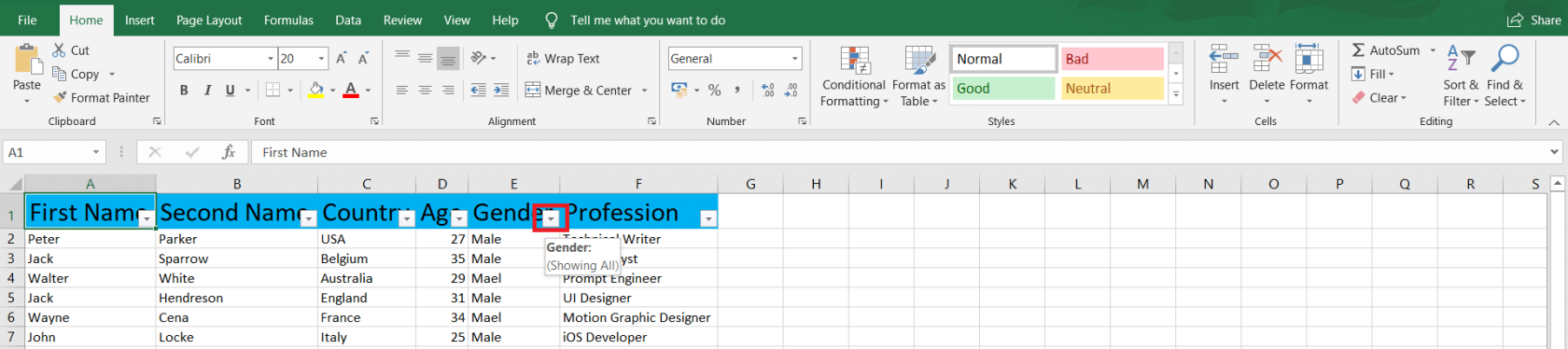 Excel で矛盾を見つける – 5 つの簡単なテクニックの説明