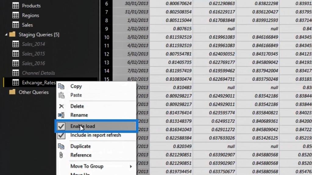 如何在 LuckyTemplates 中取消透視列