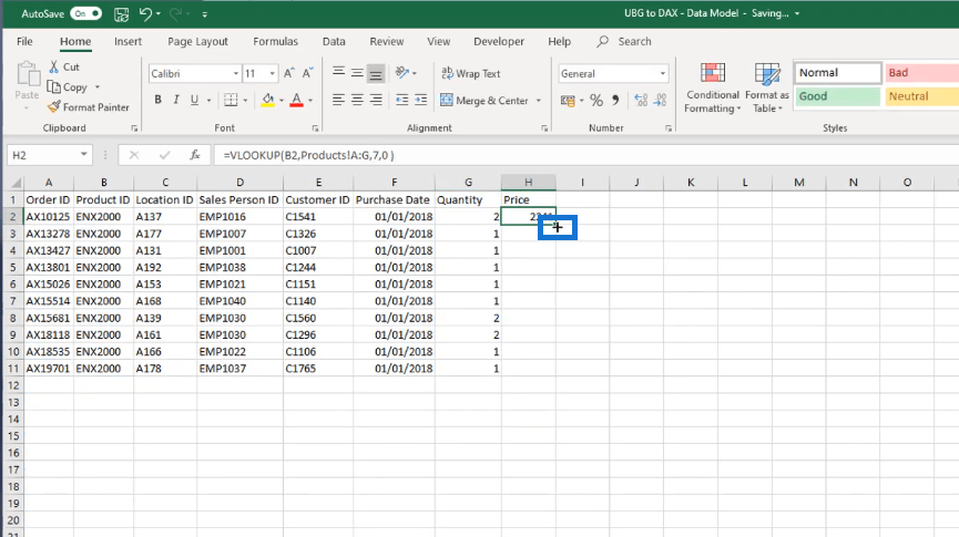 LuckyTemplates et Excel : différence dans les formules DAX