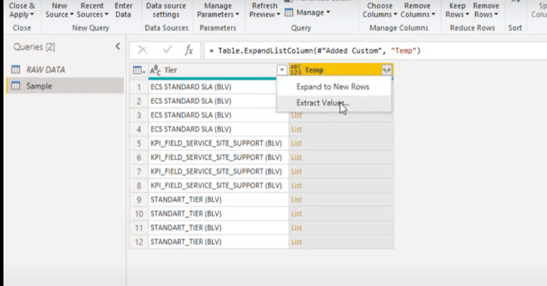 LuckyTemplates 列拆分 Power Query 教程：如何在 LuckyTemplates 中拆分多行 Excel 單元格