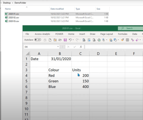 Power Query: combinar archivos de varias carpetas