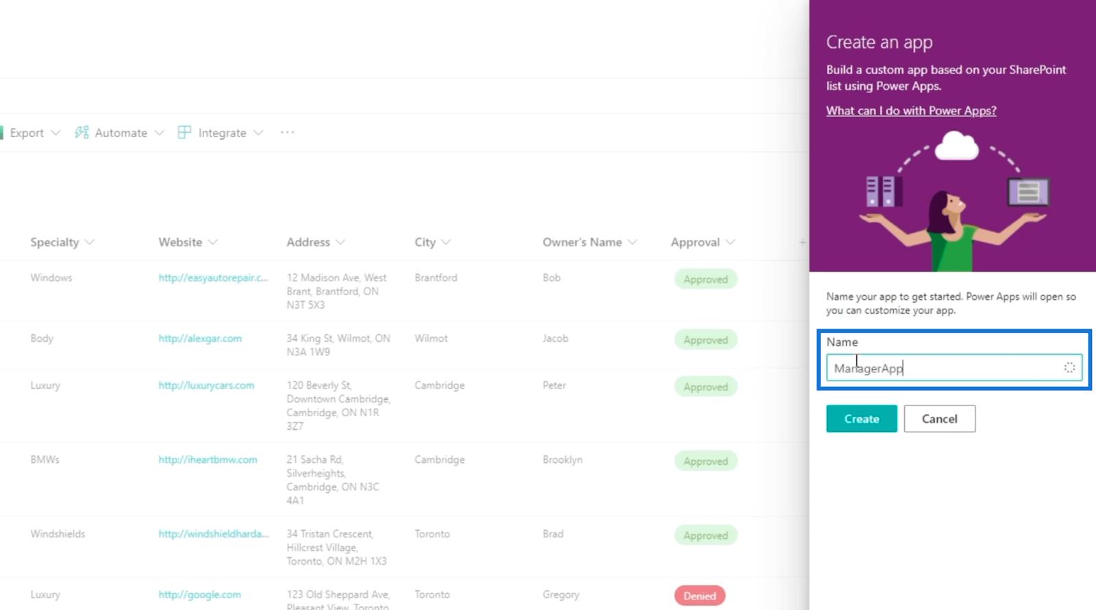 Power Apps – SharePoint 統合ガイド