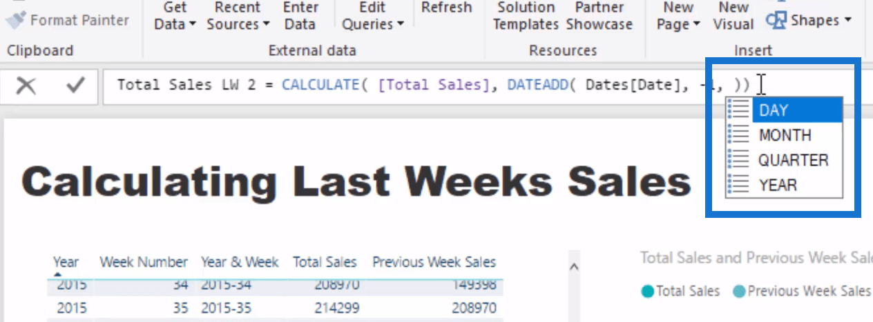 LuckyTemplates で DAX を使用して週次売上を計算する
