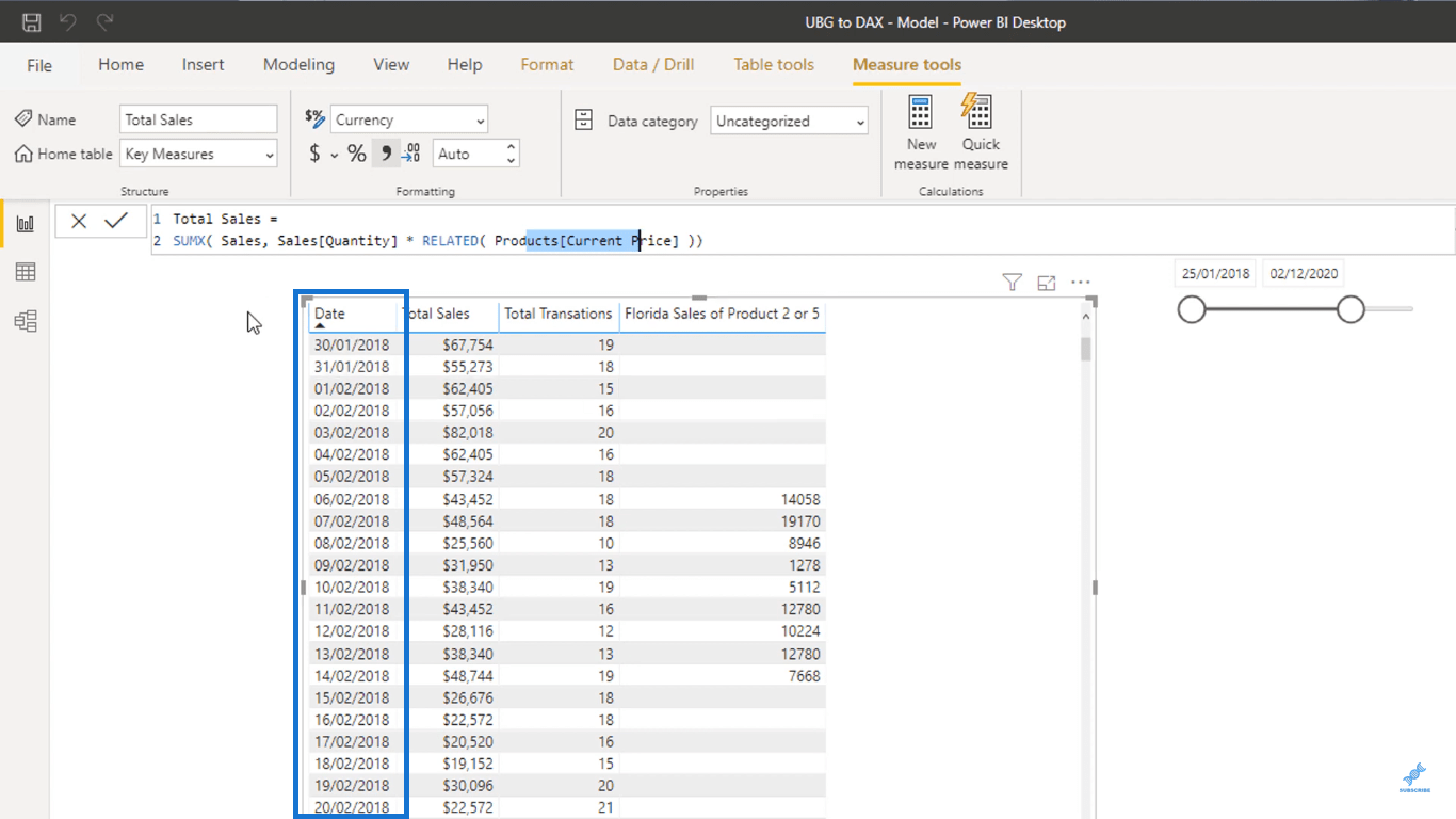 LuckyTemplates et Excel : différence dans les formules DAX