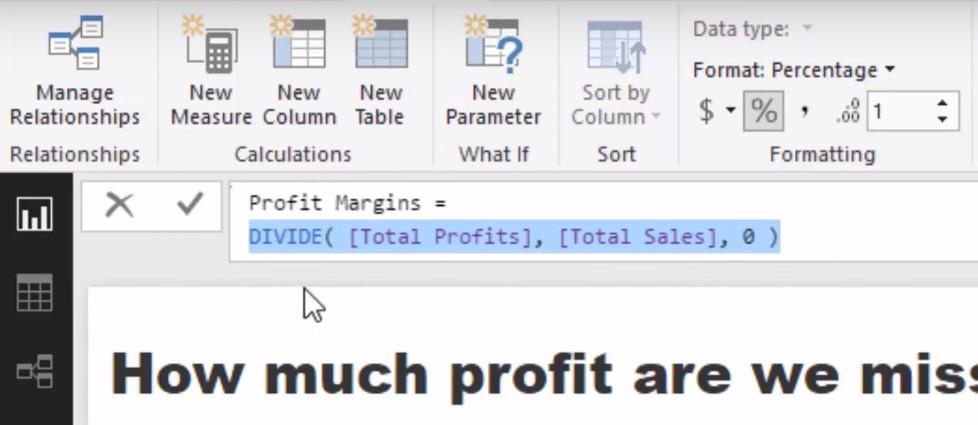 LuckyTemplates Analytics を使用した利益漏洩の計算