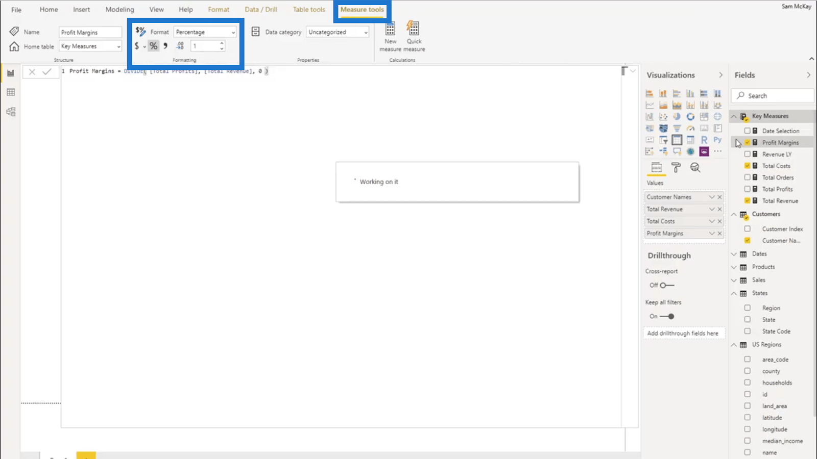 動的な利益率の計算 – DAX を使用した簡単な LuckyTemplates 分析