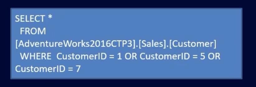 IN、NOT IN、LIKE、NOT LIKE を使用した SQL のフィルター