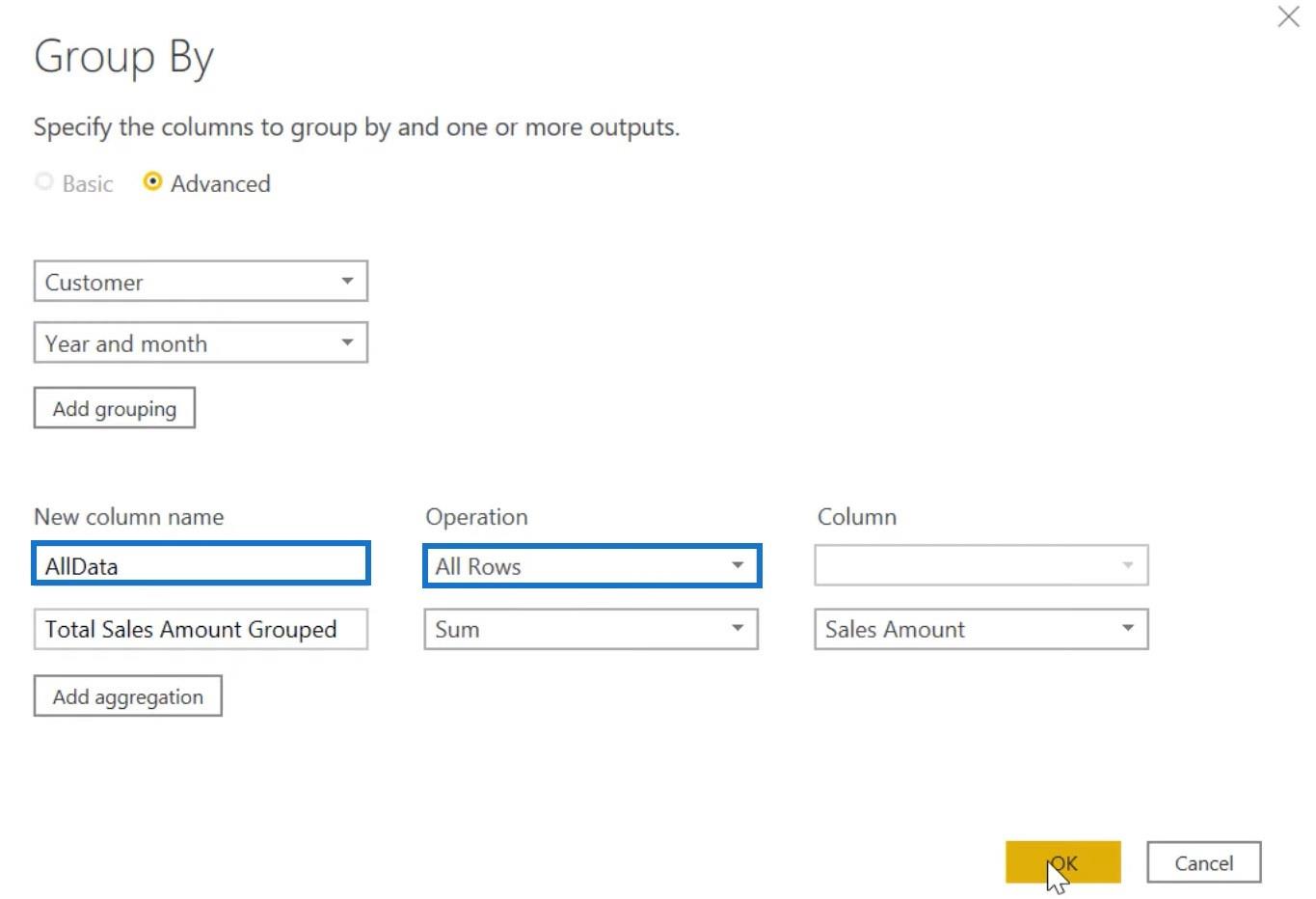 LuckyTemplates 中的 Power Query 函數：按函數分組