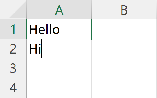 Excelのセルに複数行を追加する方法(3つの簡単な方法)