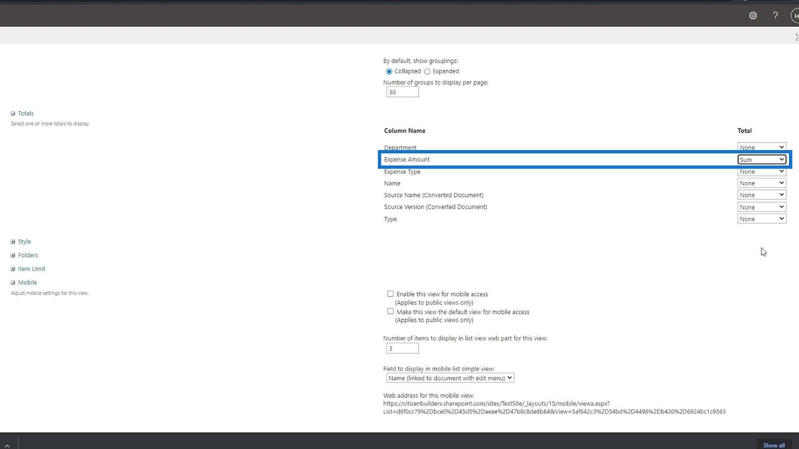 MS SharePoint ビュー |  作成と保存