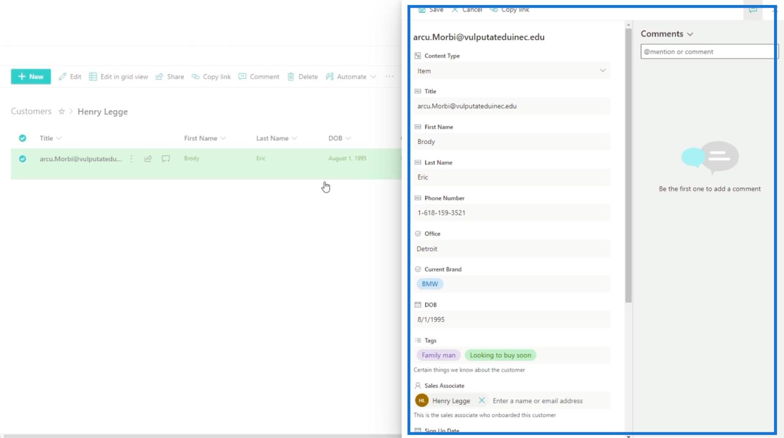 SharePoint リスト アラートのセットアップ