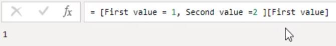 レコード値 – Power Query の構造化された値