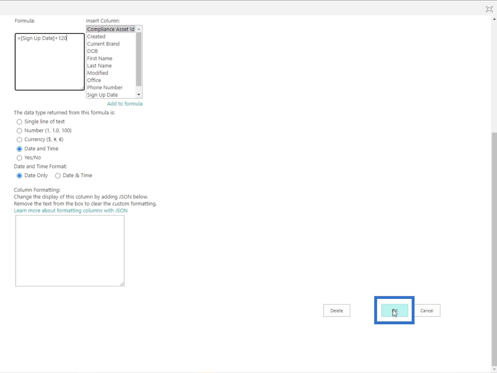 SharePoint の計算列 |  概要