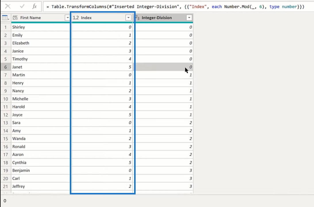 Fonctions LuckyTemplates Modulo et Integer-Divide DAX