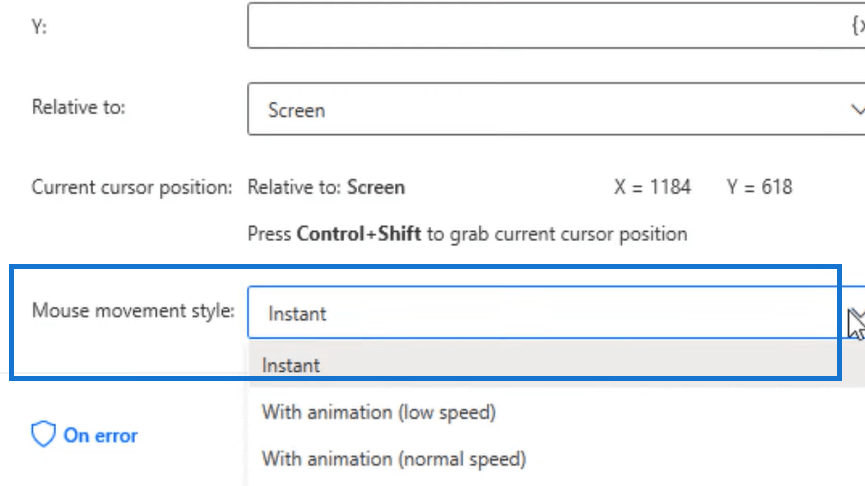 Power Automate Desktop : comment utiliser la fonction Envoyer un clic de souris