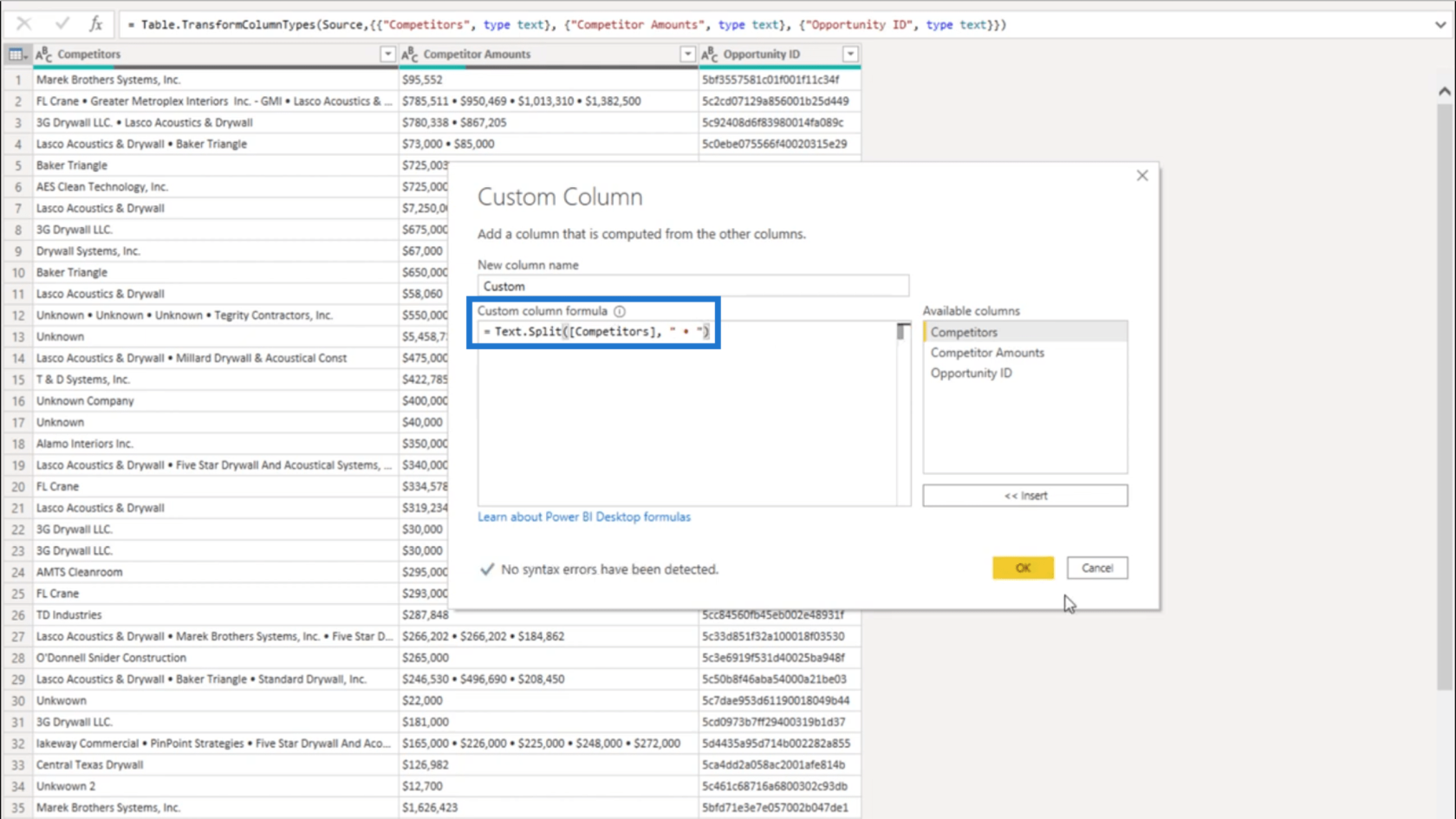 区切り文字で区切られたデータ – LuckyTemplates を使用したレコードの抽出