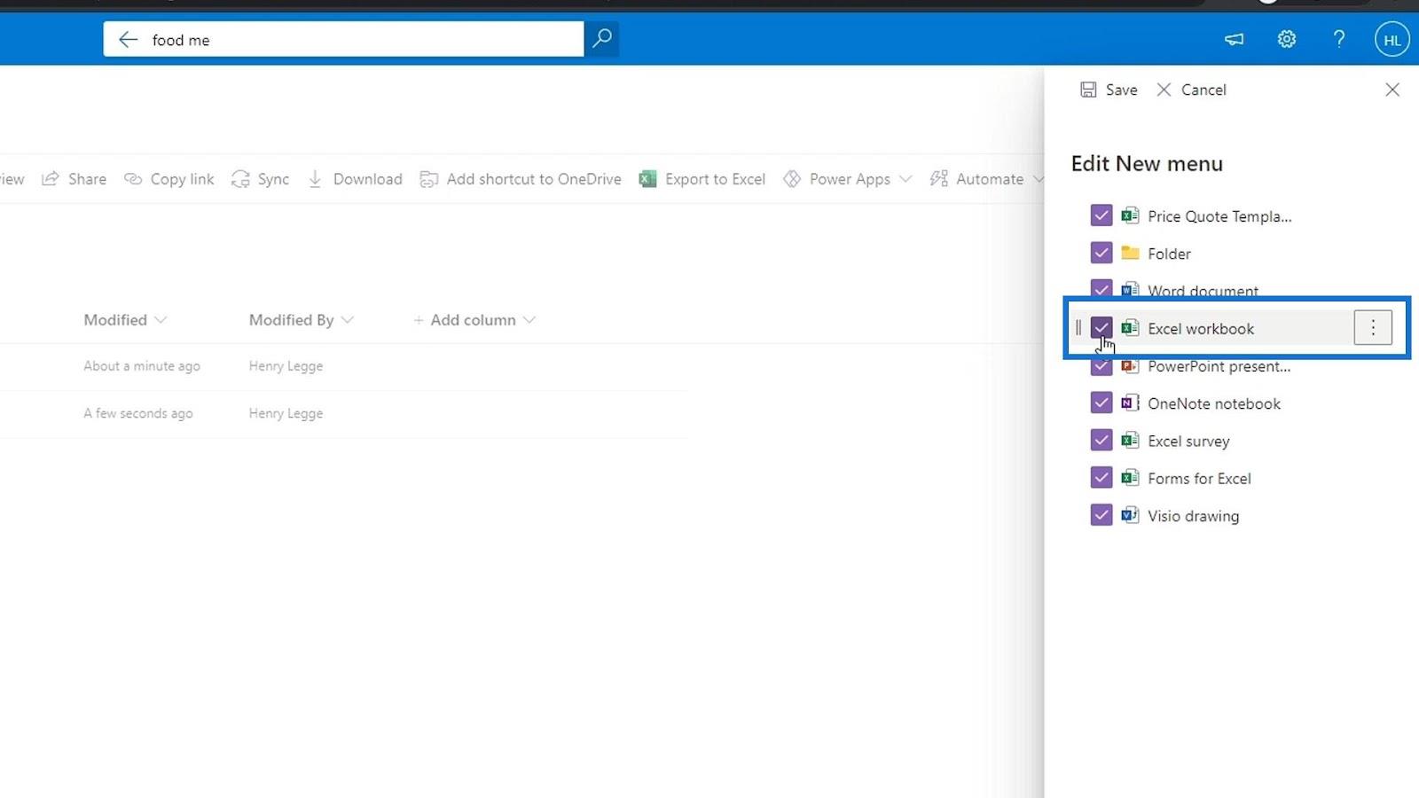 문서 라이브러리용 SharePoint 템플릿