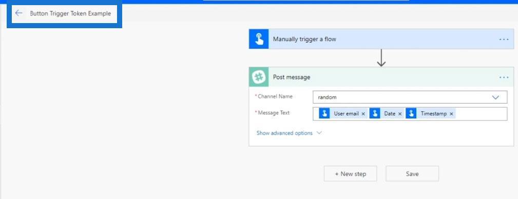 Microsoft Power Automate 中的按鈕流