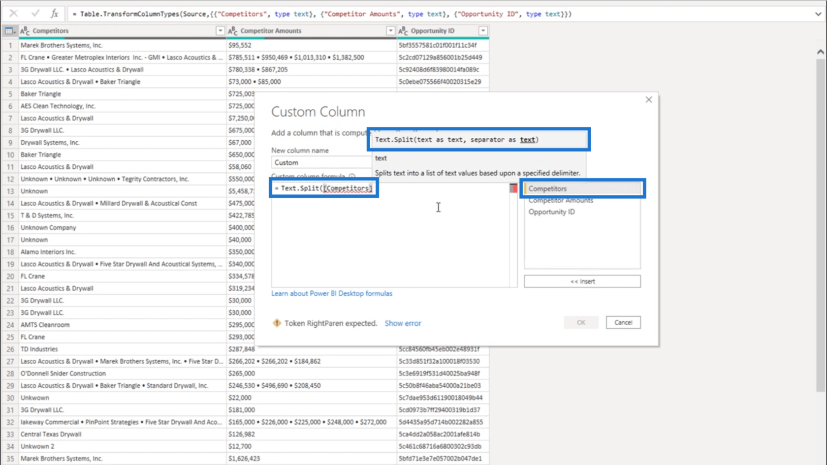 区切り文字で区切られたデータ – LuckyTemplates を使用したレコードの抽出