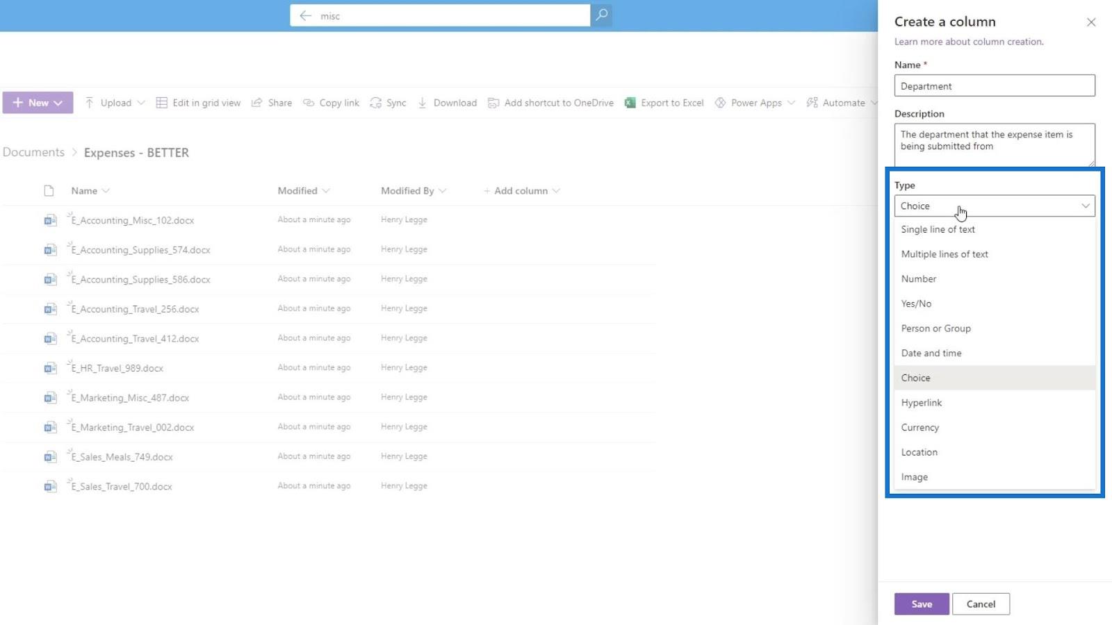 Agregar metadatos en SharePoint usando columnas Agregar metadatos en SharePoint usando columnas