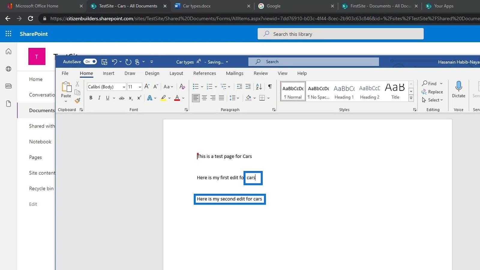 SharePoint 文檔庫 |  初學者教程