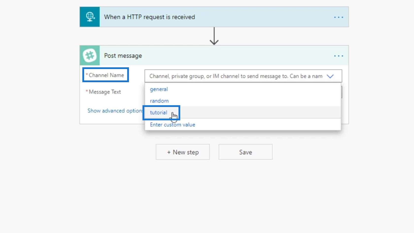 Microsoft Flow HTTP トリガー |  Power Automate のチュートリアル