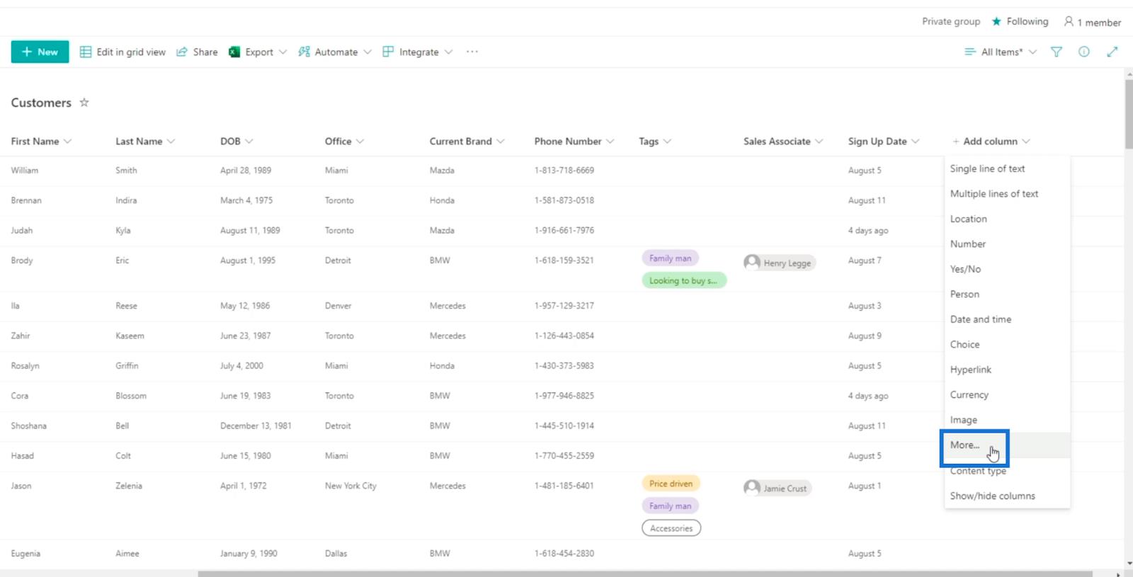 SharePoint の計算列 |  概要