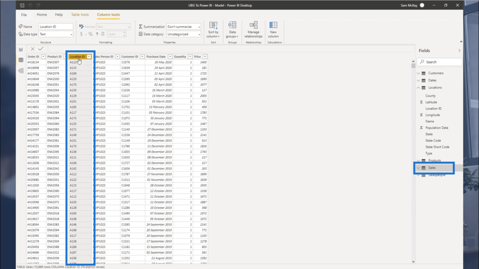 連接數據表——關於 LuckyTemplates 關係的提示