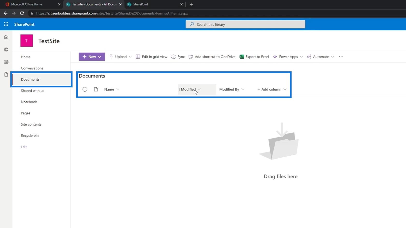 SharePoint 網站 |  佈局和菜單演練
