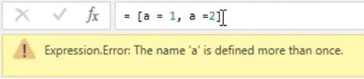 レコード値 – Power Query の構造化された値