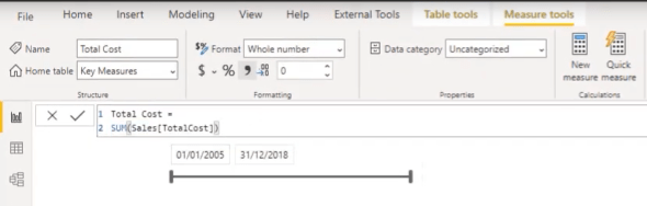 使用表格編輯器在 LuckyTemplates 中創建計算組