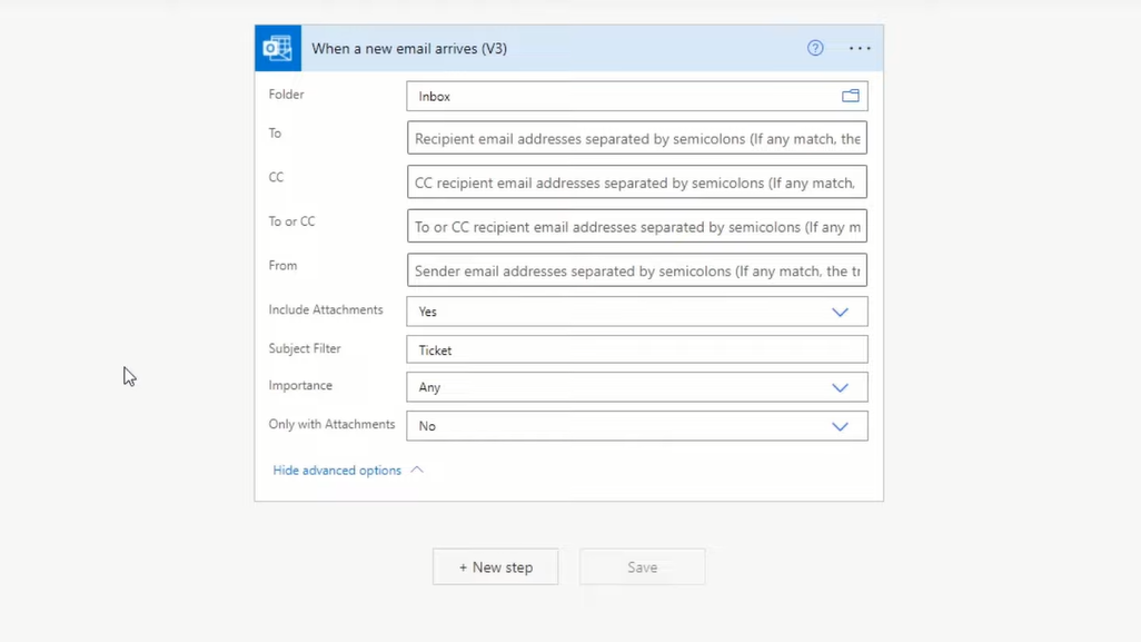 Power Automate で電子メールを解析し、S​​harePoint リストにデータを入力する方法