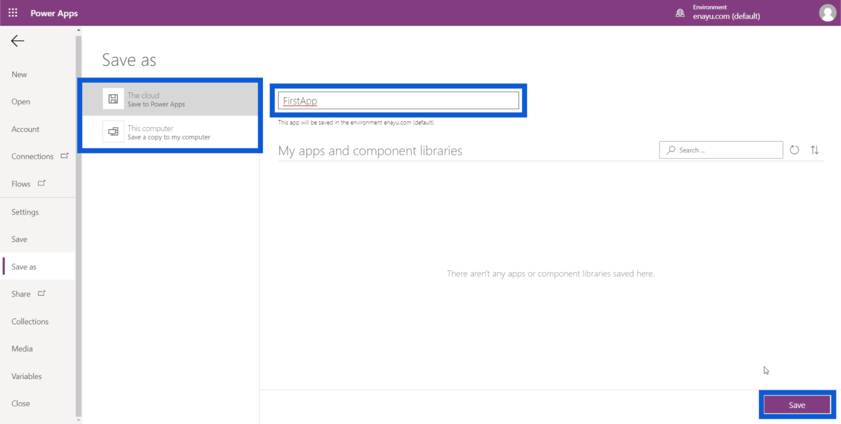 Power Apps の基本: 開発環境とアプリの実行