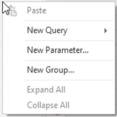 Power Query ツール、タブ、ユーザー インターフェイス