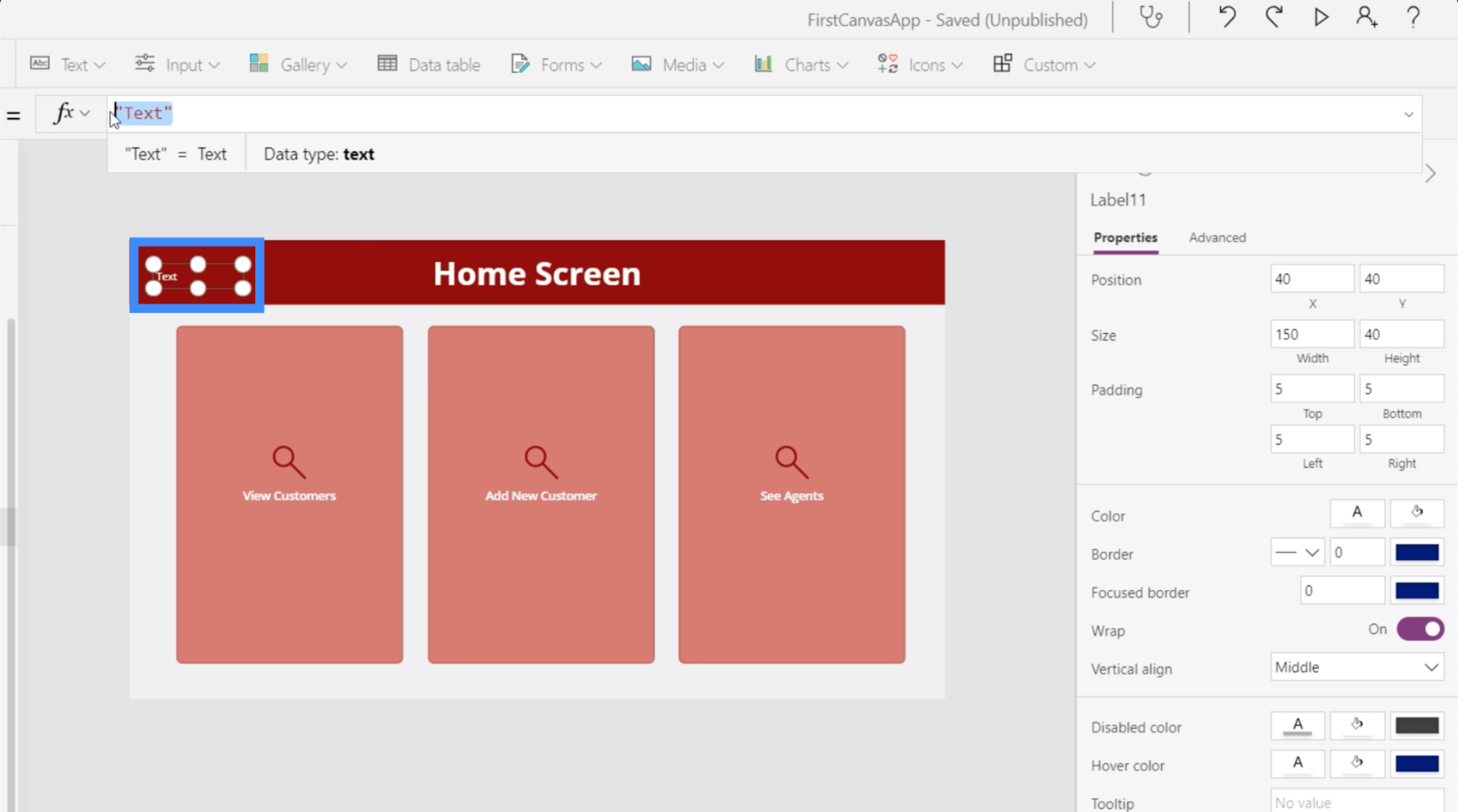 Power Apps 関数: User()、Today()、Now() の操作