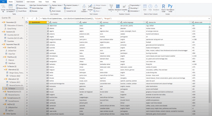 文本文件中的維度表：Power Query 解決方案