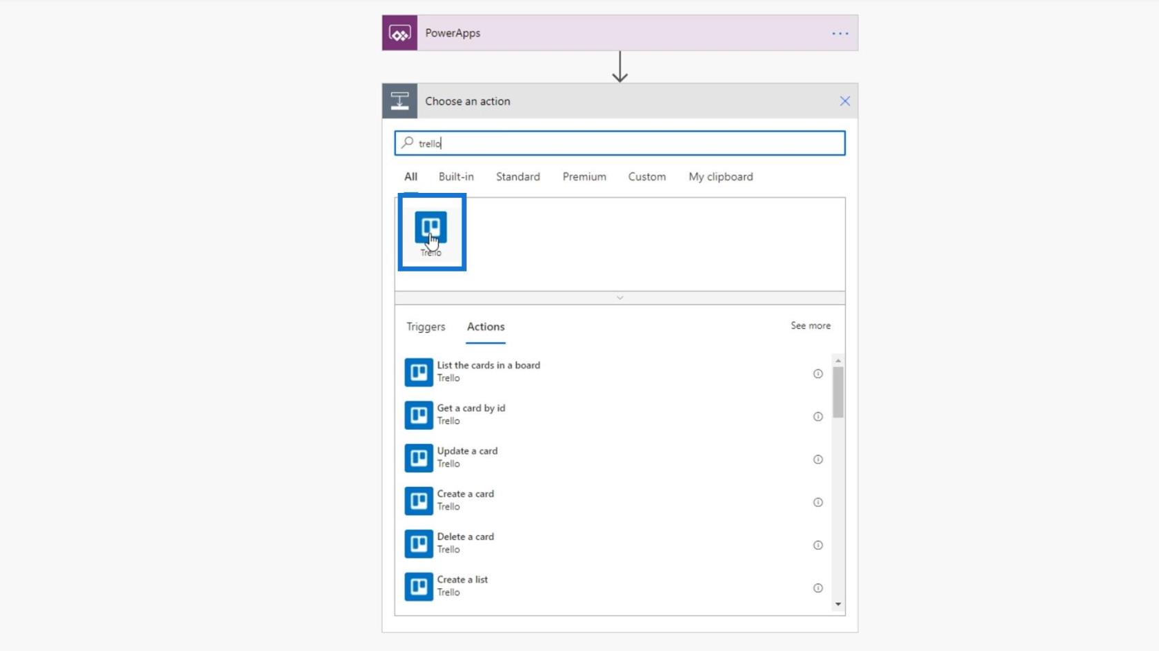 Microsoft Power Automate への PowerApps の統合